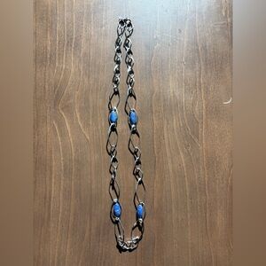 Simona Collini Silver Necklace w/ Lapis